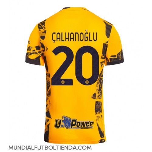 Camiseta Inter Milan Hakan Calhanoglu #20 Tercera Equipación Replica 2024-25 mangas cortas